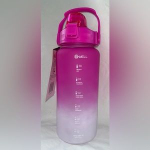 B•Well Motivational Ombré 64oz Water Bottle
